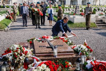 98. rocznica bitwy pod Zadwórzem – Cmentarz Obrońców Lwowa, 18 sierpnia 2018. Fot. Sławek Kasper (IPN)