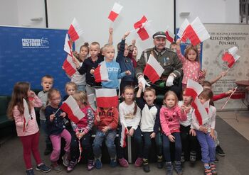Spotkanie dzieci z Marszałkiem Piłsudskim na Przystanku Niepodległość – Warszawa