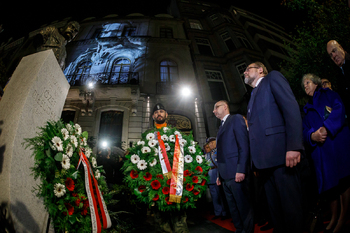 Odsłonięcie pomnika Józefa Piłsudskiego w Brukseli – 6 listopada 2018