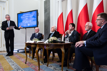 Debatę otworzył Bogusław Winid, doradca Prezydenta Rzeczypospolitej Polskiej. Fot. Sławek Kasper (IPN)