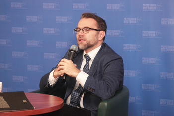 Wykład dr. Jacka Bartosiaka „Wykuwanie niepodległości 1914–1921” – Warszawa, 29 listopada 2019. Fot. Piotr Życieński (IPN)