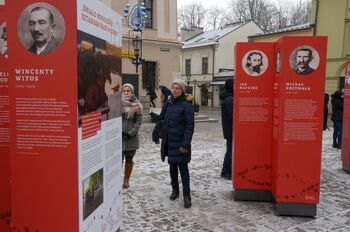 Wystawa „Polski gen wolności” na Małym Rynku w Krakowie