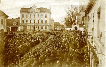 Fot. Muzeum Regionalne w Jarocinie: 1 stycznia 1919 r. w Jarocinie