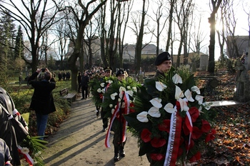 Pochówek prochów Powstańca Wielkopolskiego płk. Wincentego Wierzejewskiego i jego małżonki